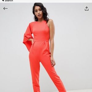 Asos Orange Jumpsuit size 6